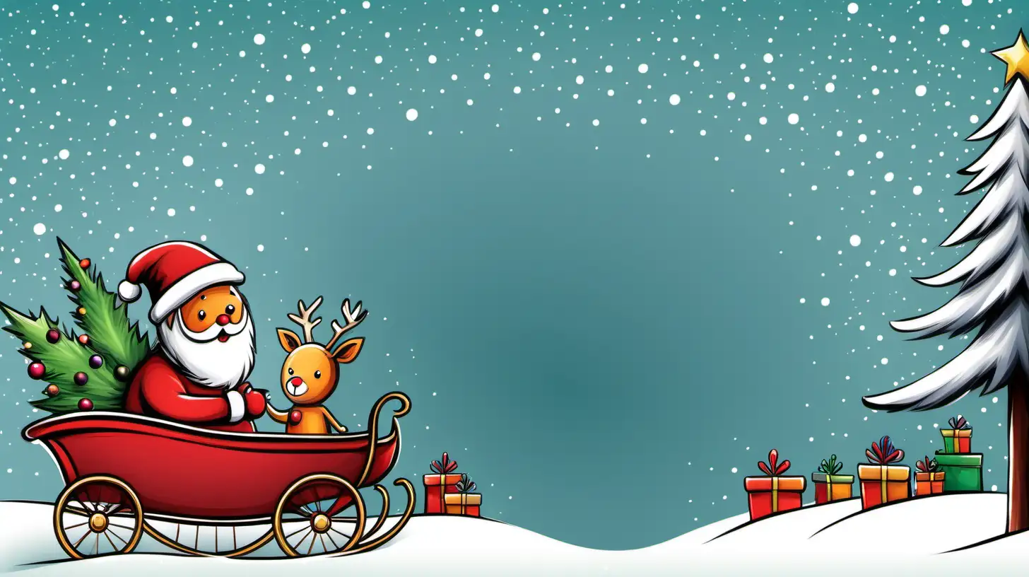 Enchanting Christmas Wonderland Childrens Book Cover Design