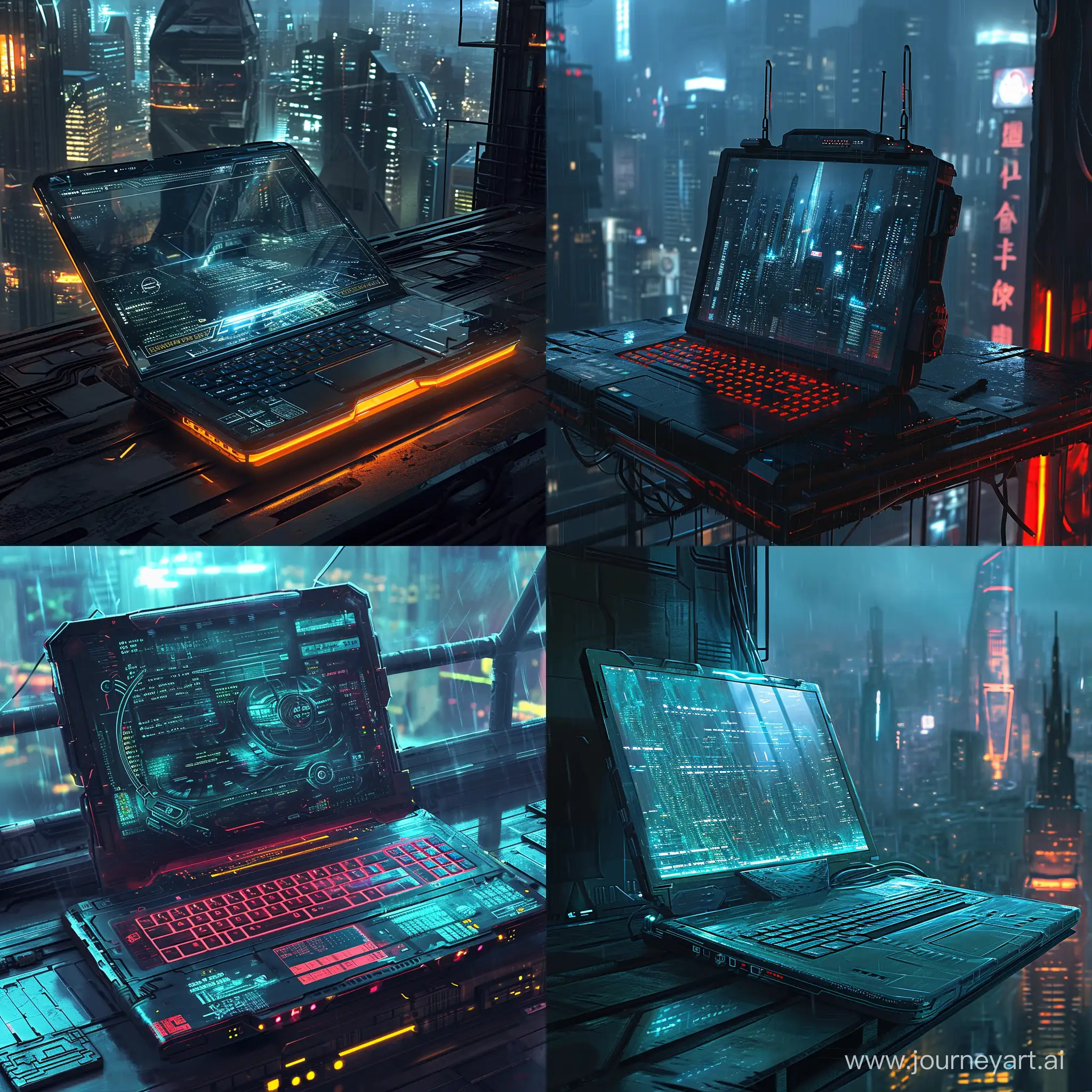 Futuristic-Blade-Runner-Laptop-in-Utopian-SciFi-Setting