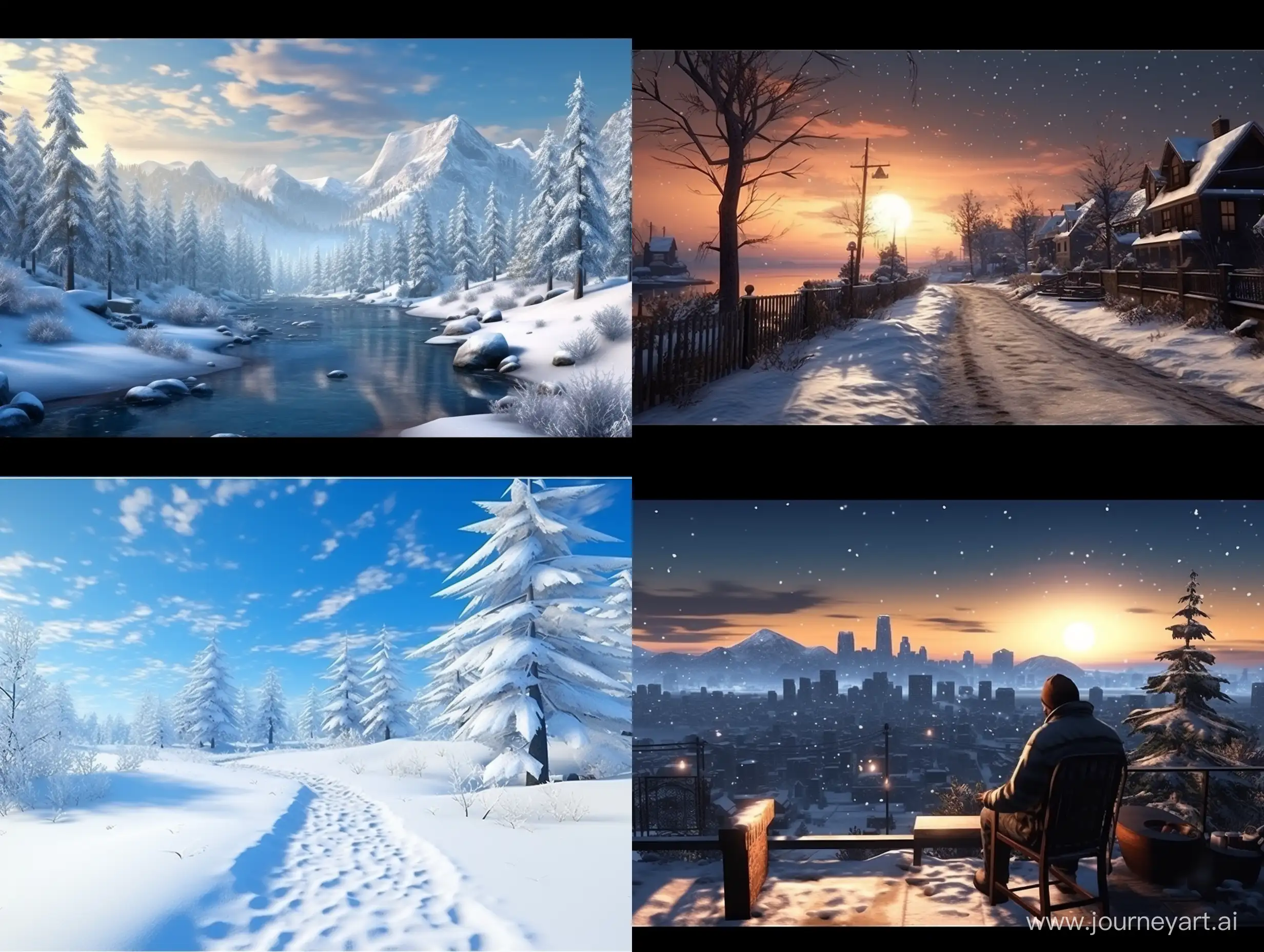 зима в игре GTA5