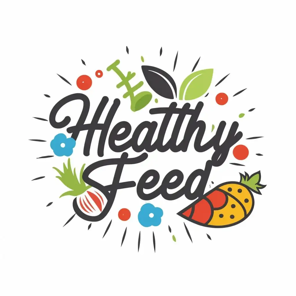 logo, Nutrition, with the text "Healthy feed", typography, be used in Sports Fitness industry