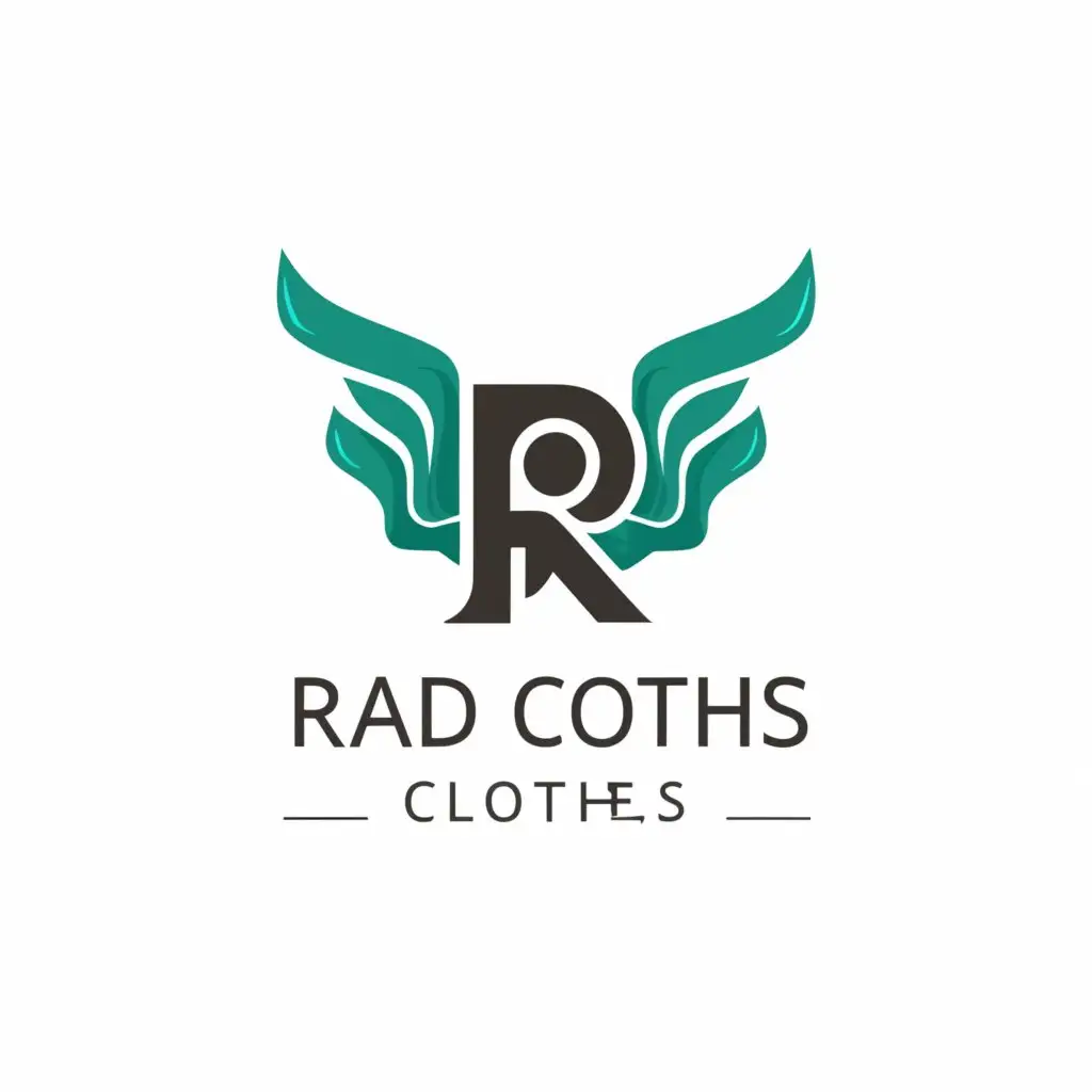 LOGO-Design-for-Riad-Clothes-Elegant-Dragon-Symbol-in-Nonprofit-Industry