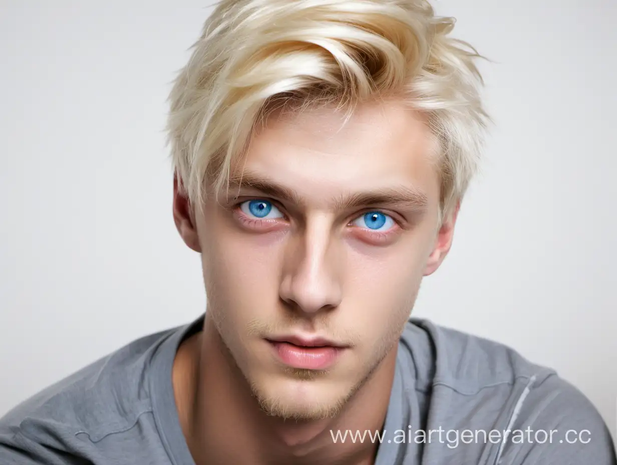 Writer, Russian, blue eyes, blond, guy, 24 years old,
