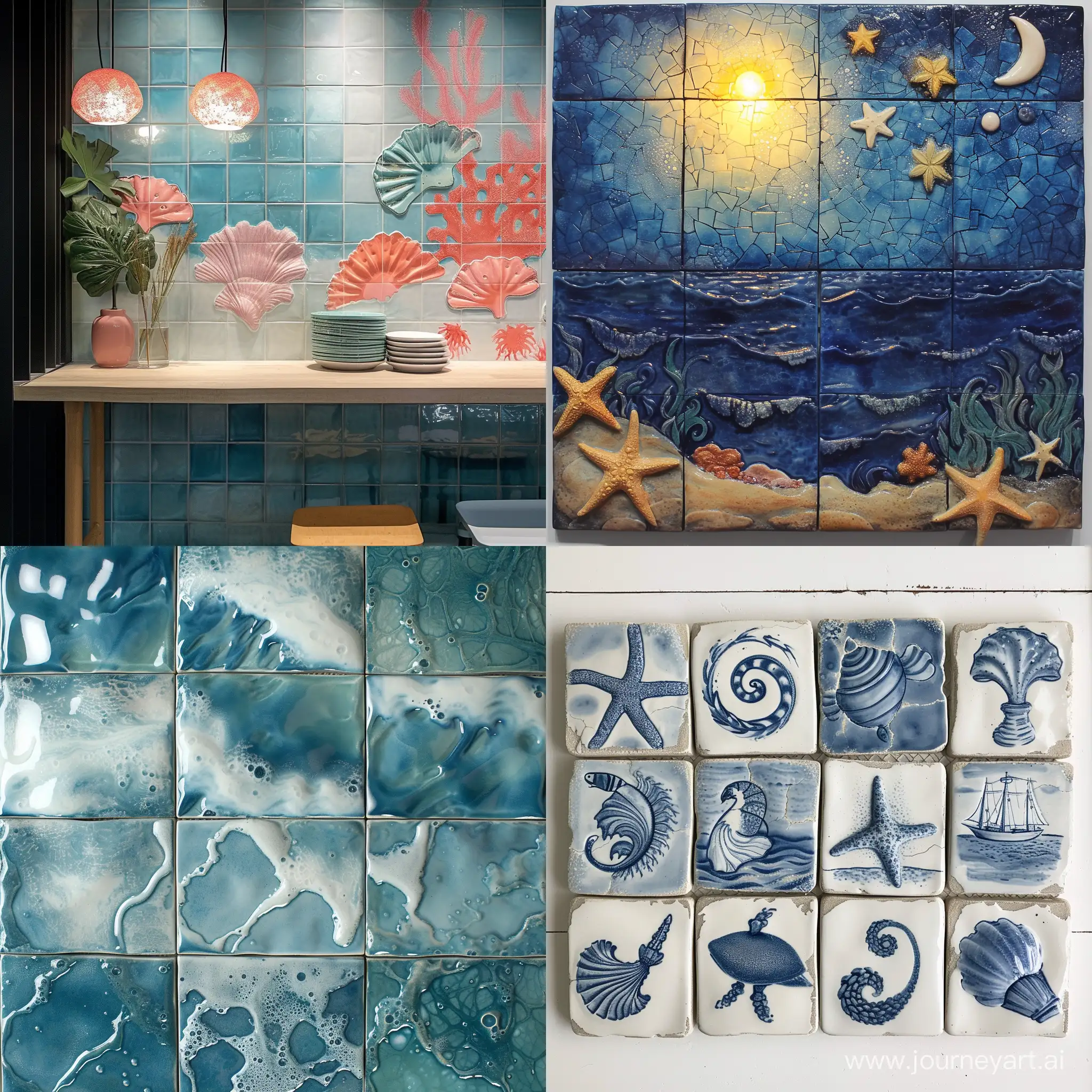 SeaInspired-Ceramic-Tile-Display-at-Artisan-Store