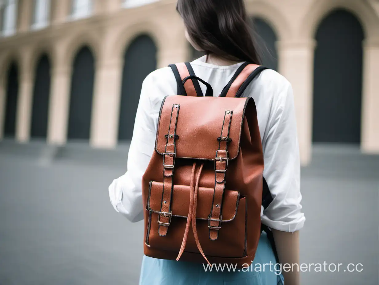 Stylish-Backpack-Girl-Trendy-Fashion-Statement-with-a-Chic-Backpack