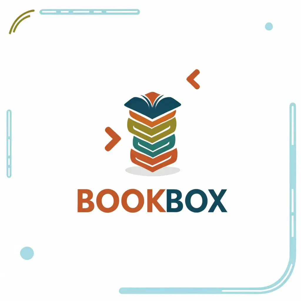 logo, Books, with the text "BookBox", typography, be used in Nonprofit industry