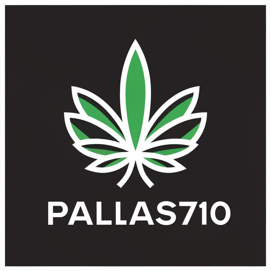 LOGO-Design-for-Pallas710-Cannabis-Oil-Manufacturing-with-a-Clear-Background-and-Moderate-Style
