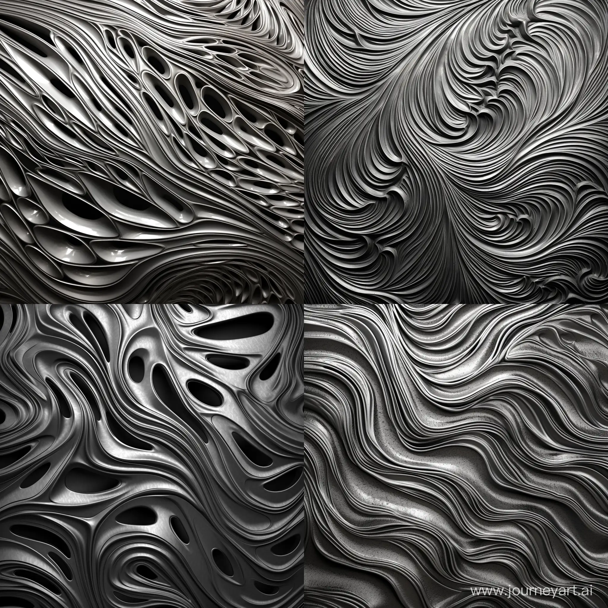 Texture organic metal realistic pattern