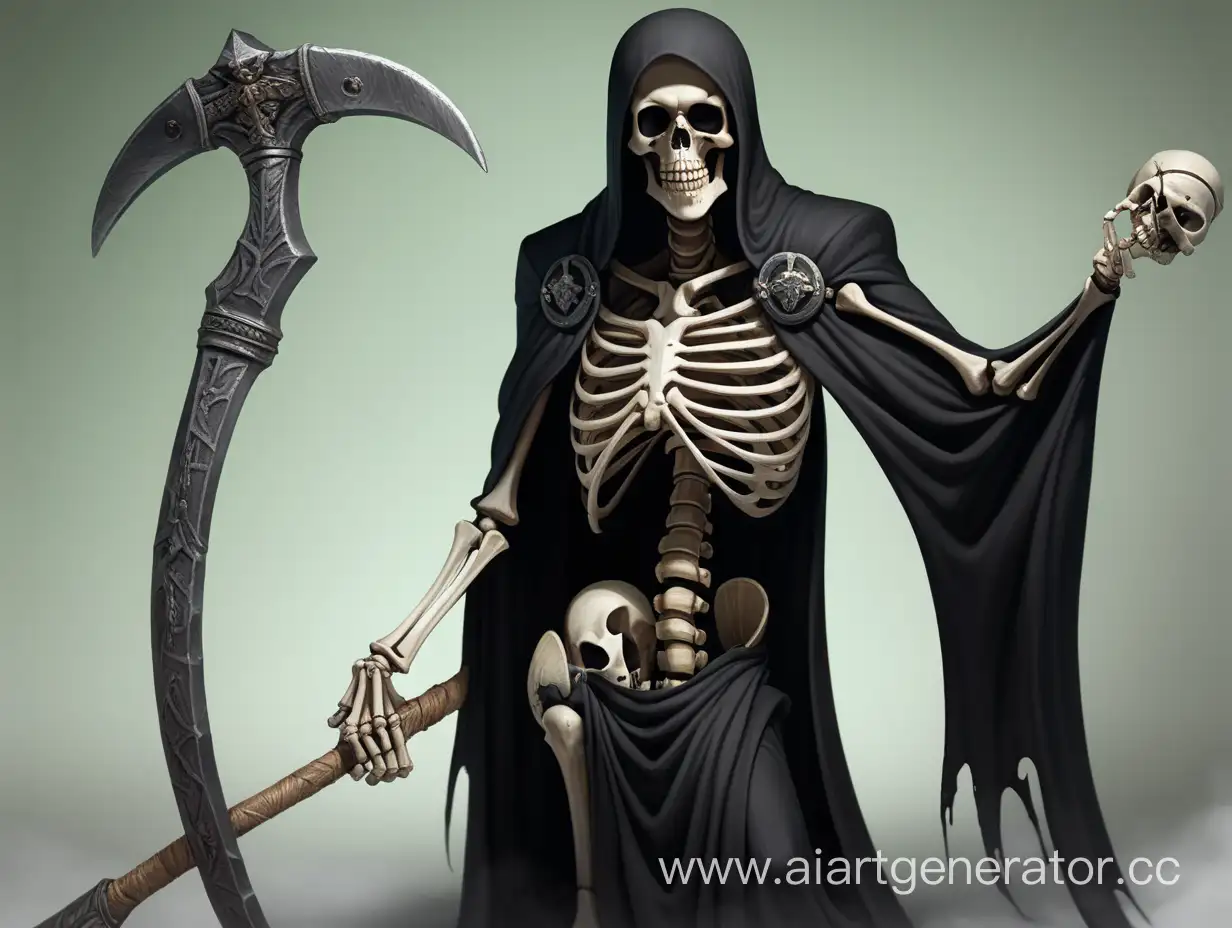 Grim-Reaper-HalfMummy-HalfSkeleton-Figure-in-Dark-Attire-with-a-Massive-Scythe