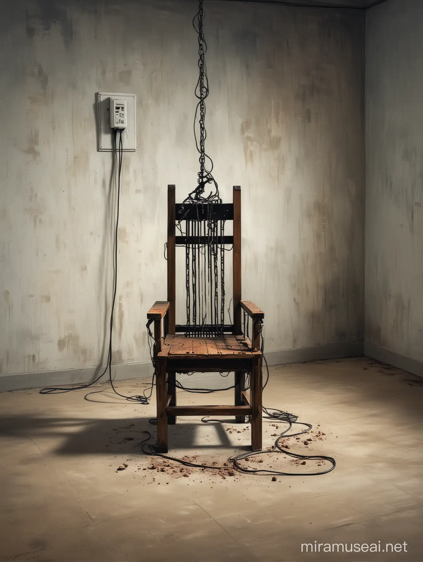 Electric Chair Execution Portrayal of Fear and Anxiety in Modern Art