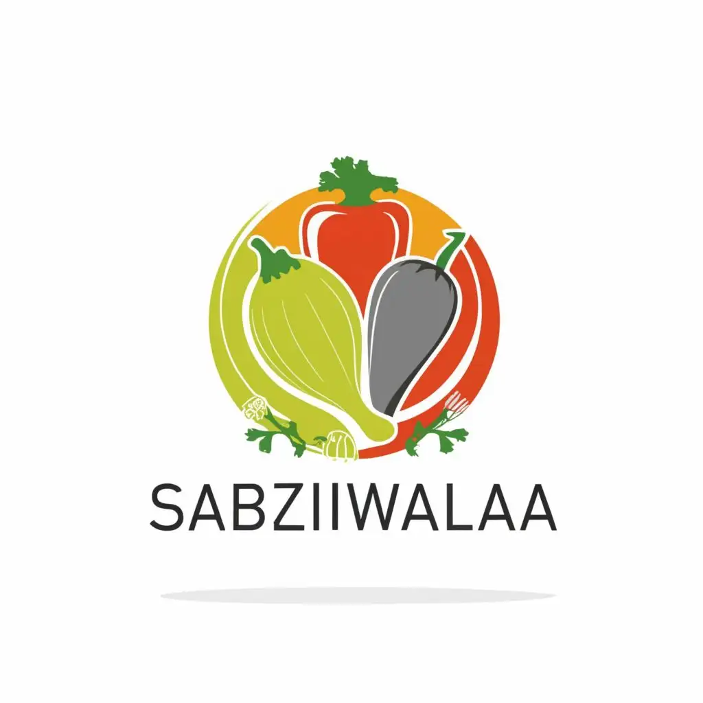 logo, VEGETABLE, with the text "SABZIWALAA", typography, be used in Retail industry