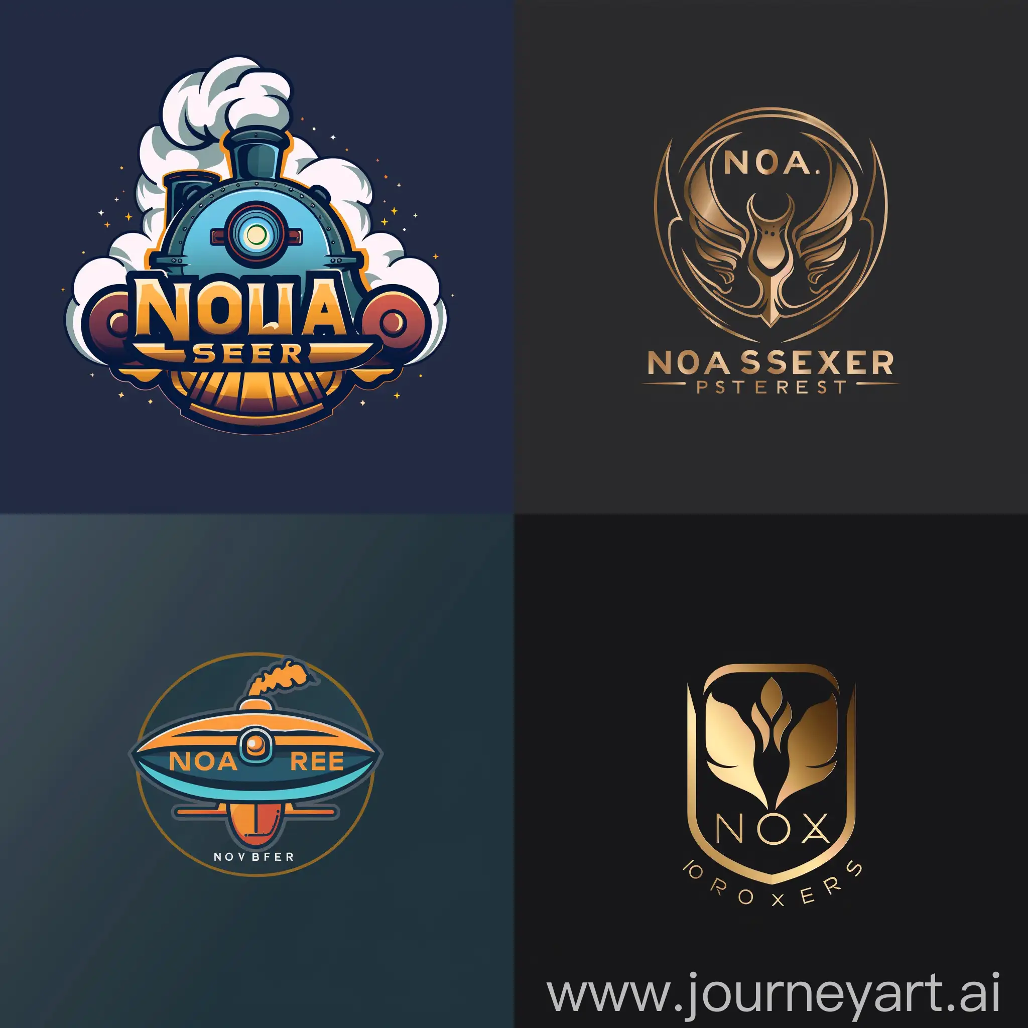 Nova-Steamer-Logo-in-Vibrant-Colors-and-Geometric-Patterns