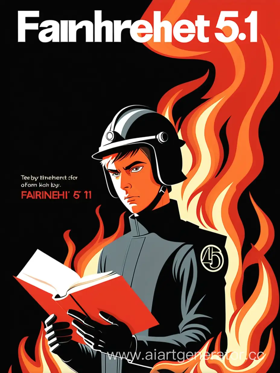 Dystopian-Novel-Fahrenheit-451-Burning-Pages