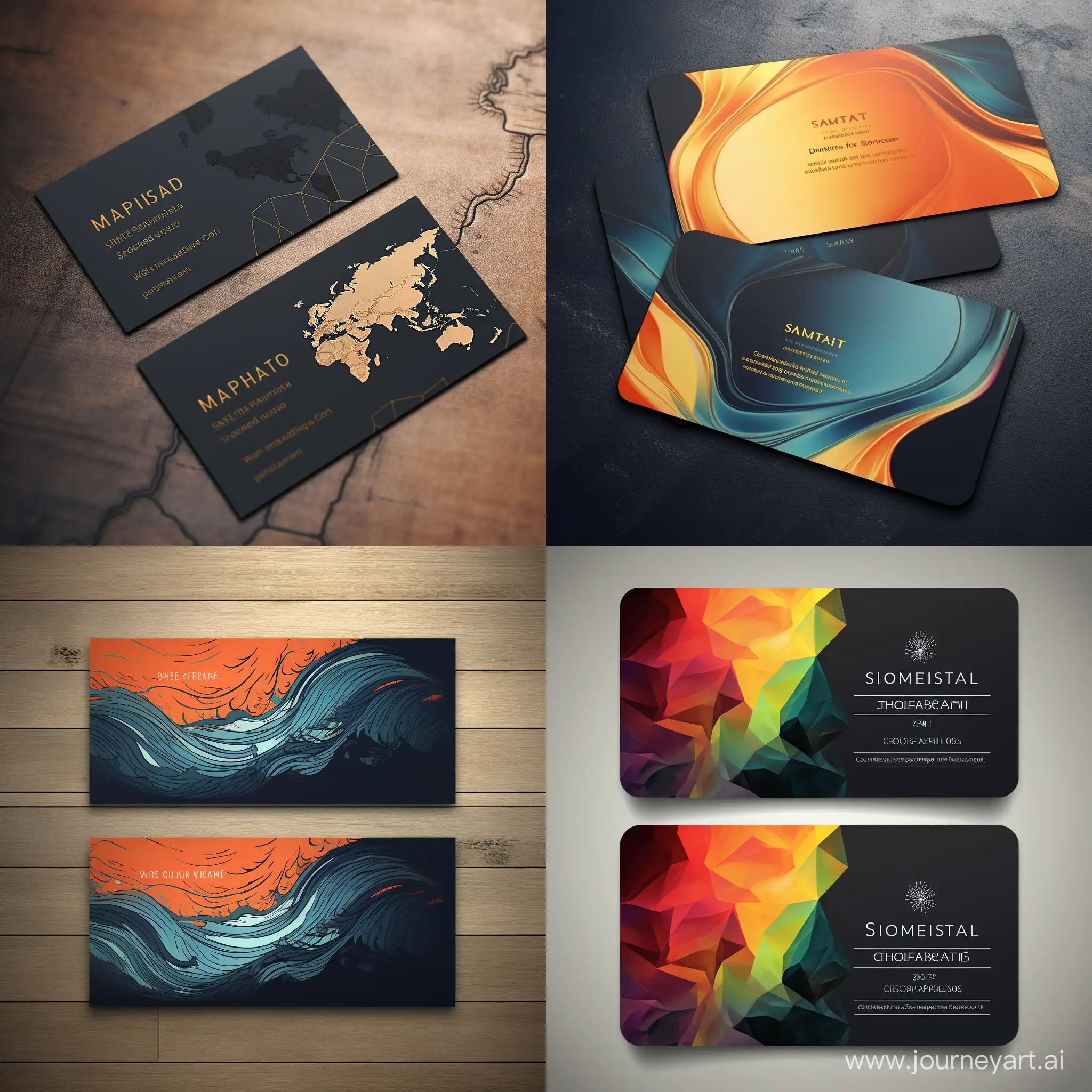 Modern business card design for you or your business