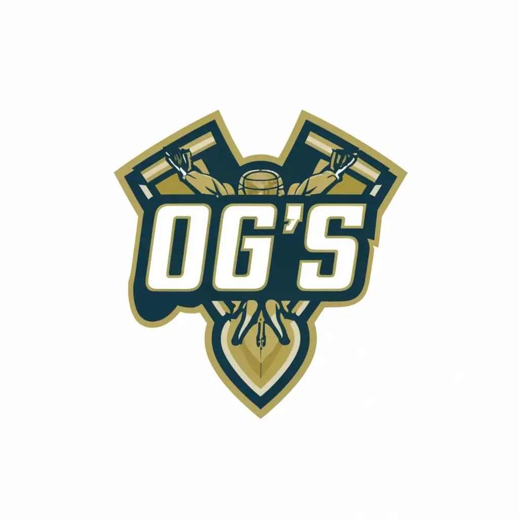 Design a logo for jersey. The logo should be related to cricket and the slogans should be "OG's"