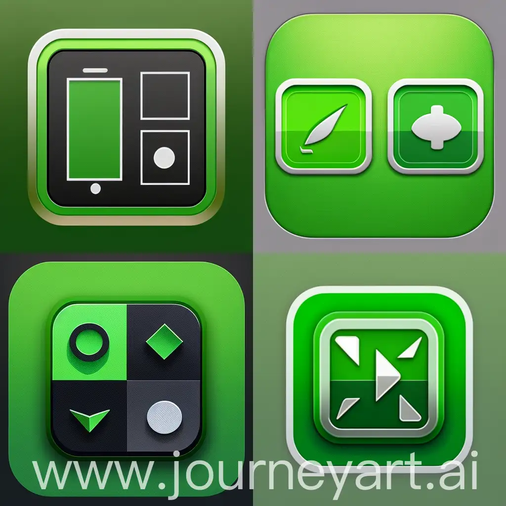 Minimalistic-Light-Green-and-Dark-Shade-Icon-for-Remove-Objects-App
