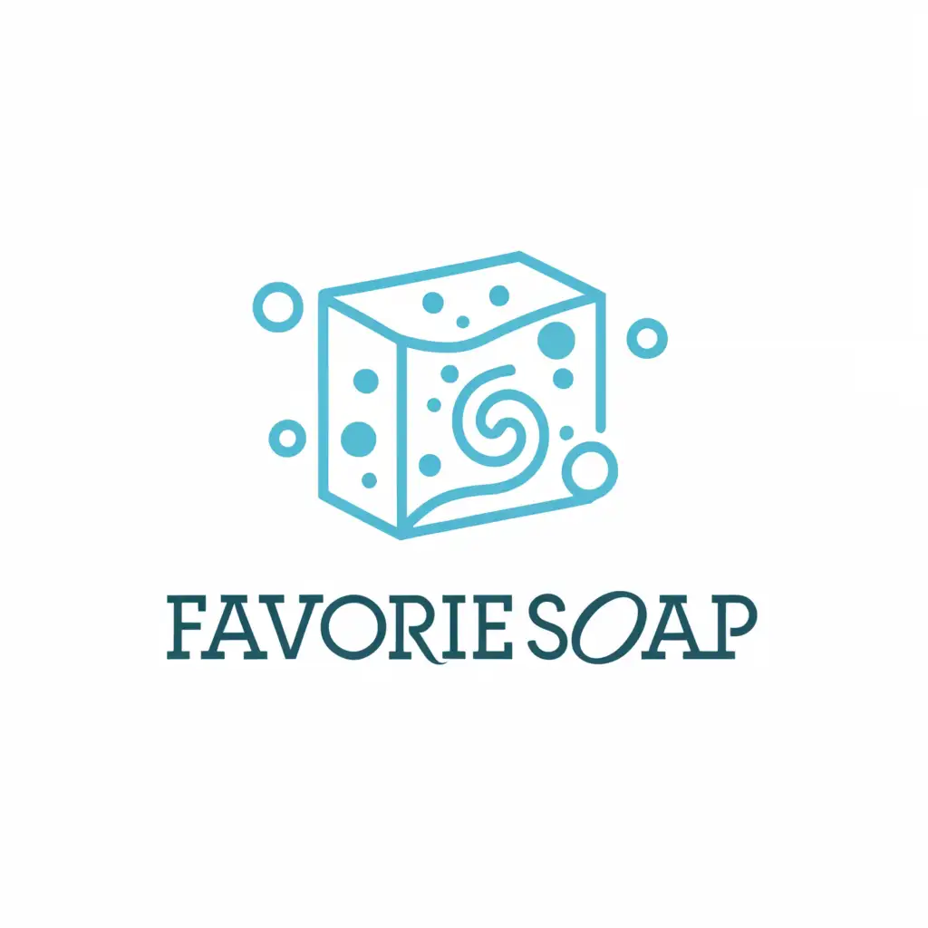 a logo design,with the text "Favorite Soap", main symbol:soap,Moderate,be used in Retail industry,clear background