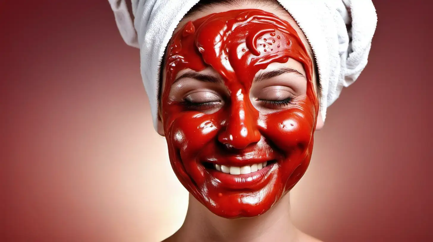 Nourishing Tomato Paste Facial Mask for Radiant Skin