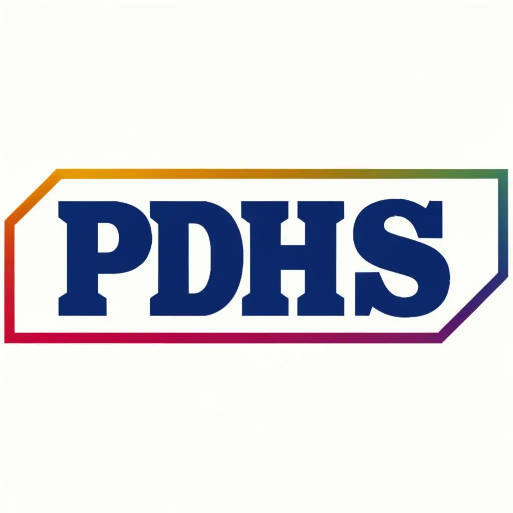 logo, SUPPLY, with the text "PDHS", typography