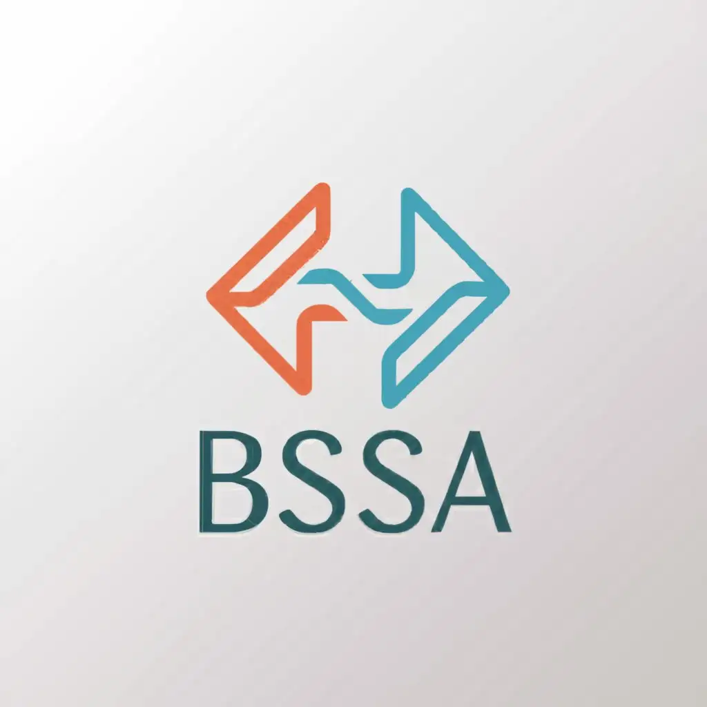 a logo design,with the text "BSSA", main symbol:two sided arrow,Moderate,be used in Medical Dental industry,clear background