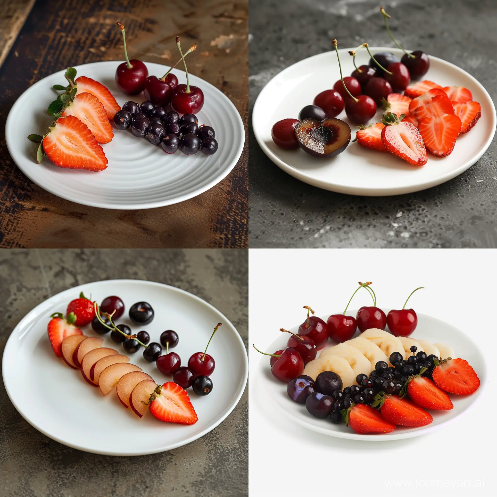 Assorted-Fresh-Berries-on-White-Plate