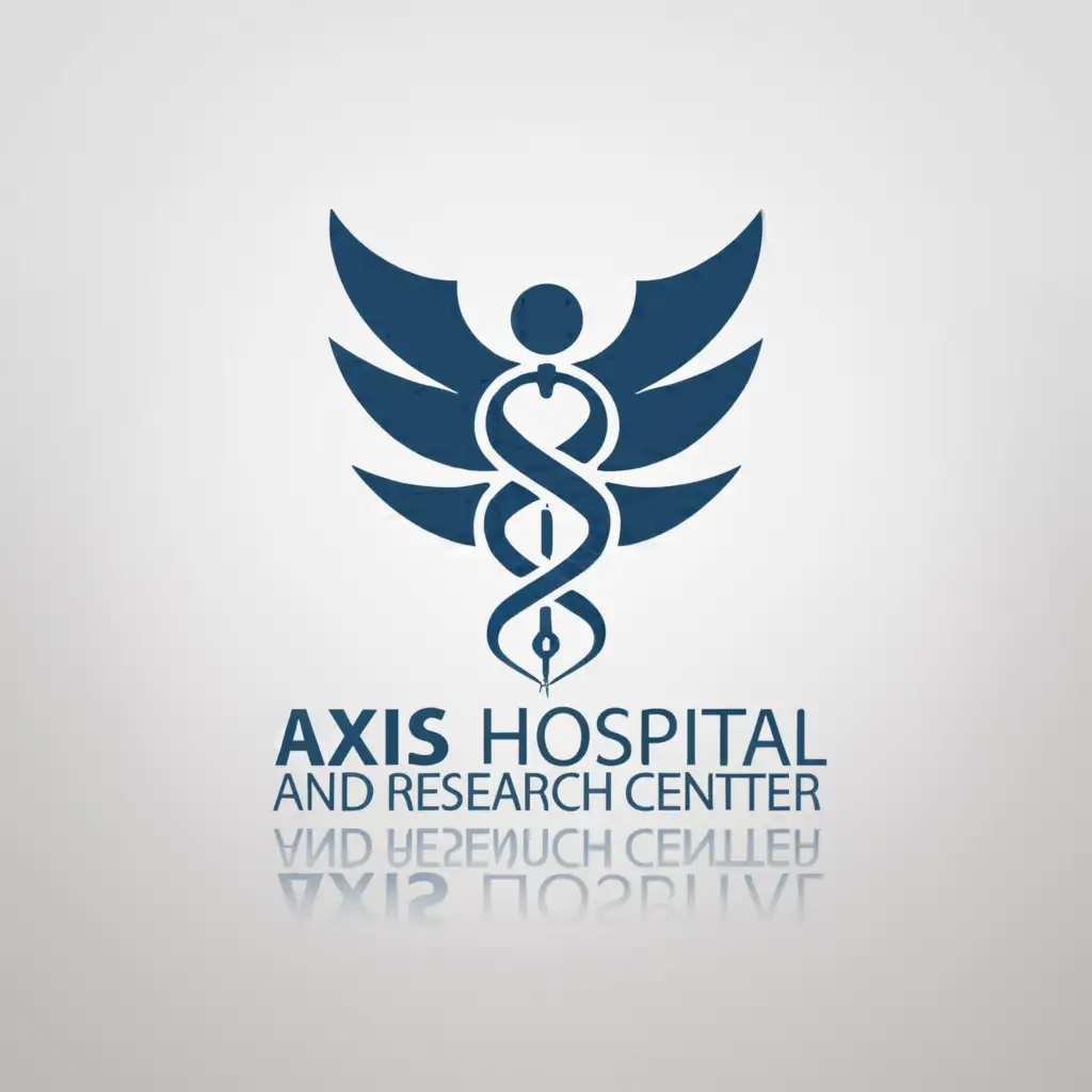 a logo design,with the text "Axis Hospital and Research Center", main symbol:medical,Moderate,clear background