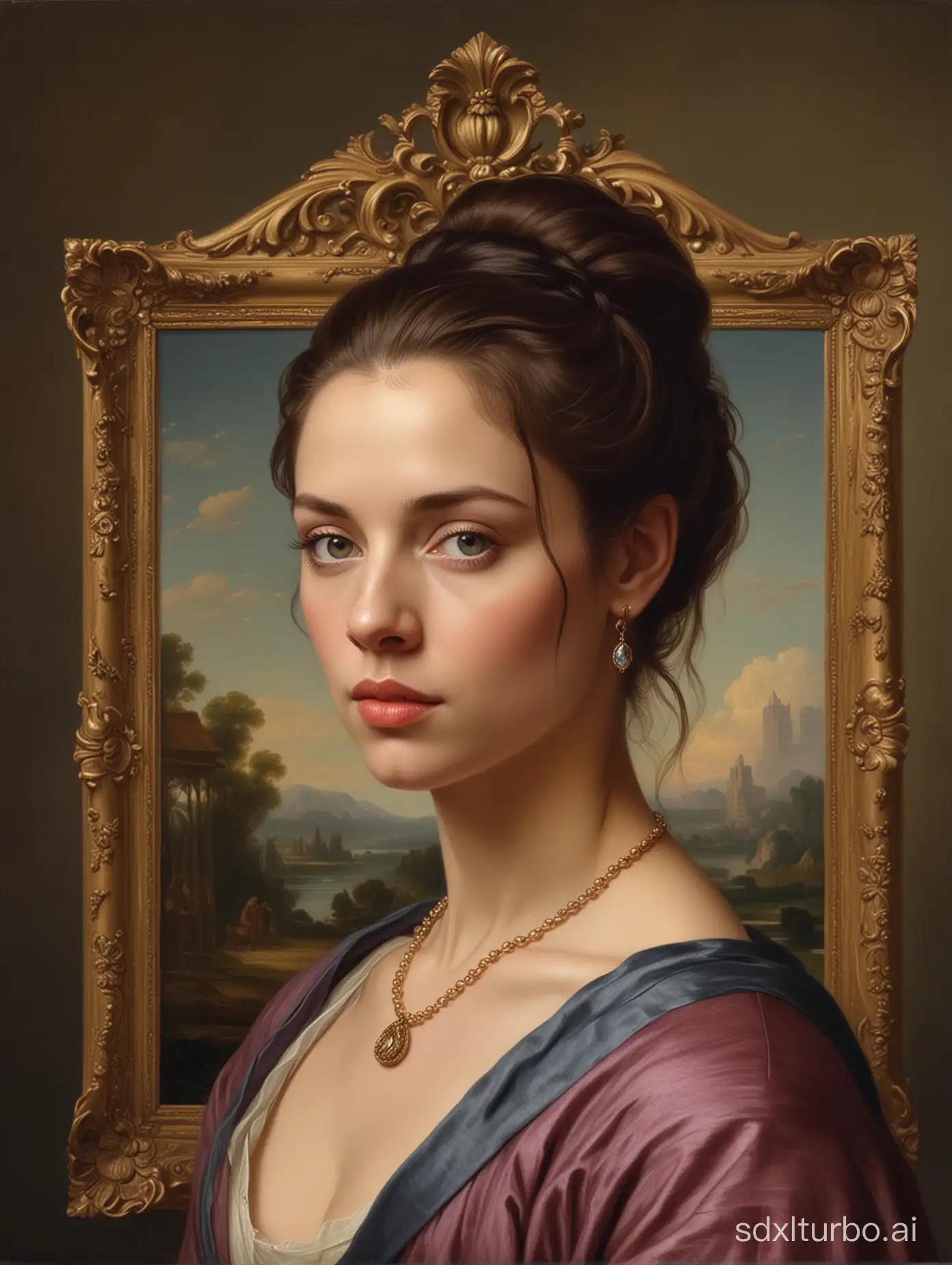 Classic paintings reimagined with modern day celebrities.