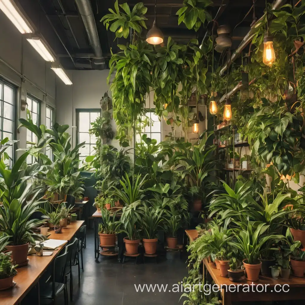 Biology-Class-Utilizing-Indoor-Plants-for-Education