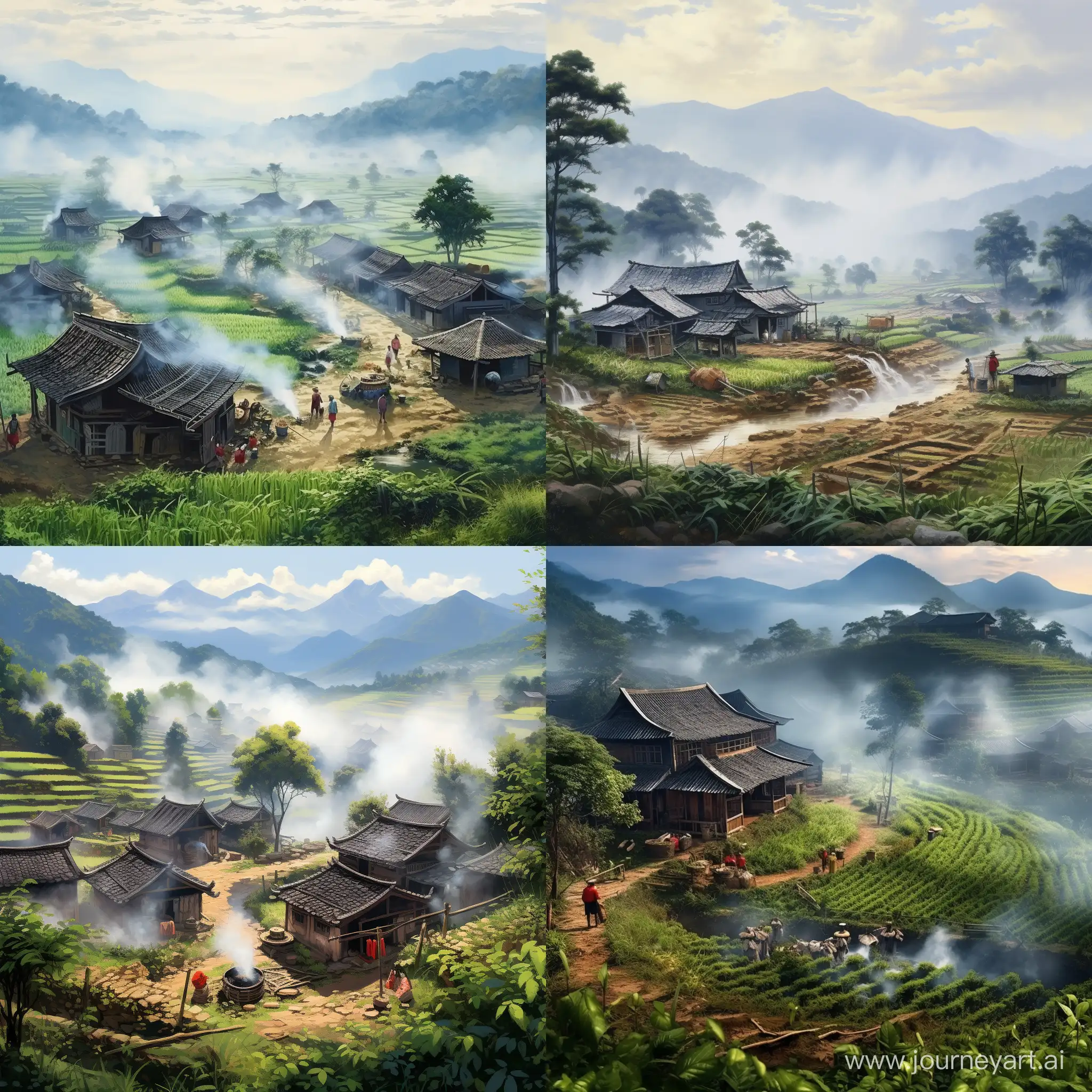 Tranquil-Life-in-Chinese-Rural-Setting