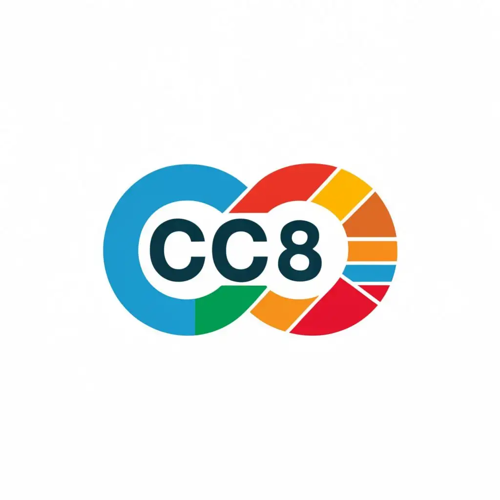 logo, CC8, with the text "CC8", typography, be used in Nonprofit industry