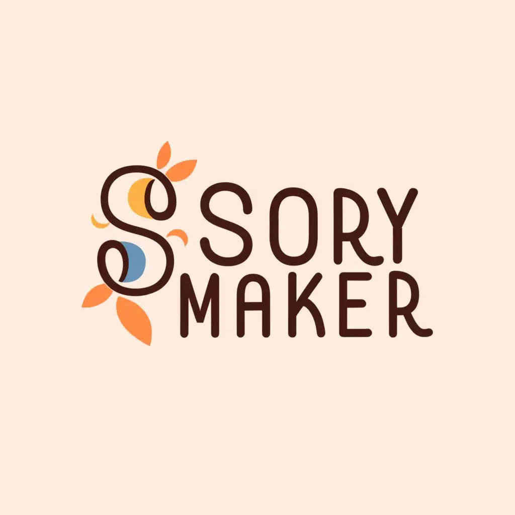a logo design,with the text "Story maker ", main symbol:Story,Moderate,clear background