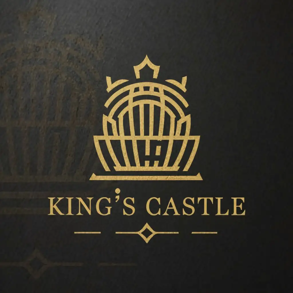 LOGO-Design-for-Kings-Castle-Majestic-Crown-Emblem-for-a-Regal-Dining-Experience