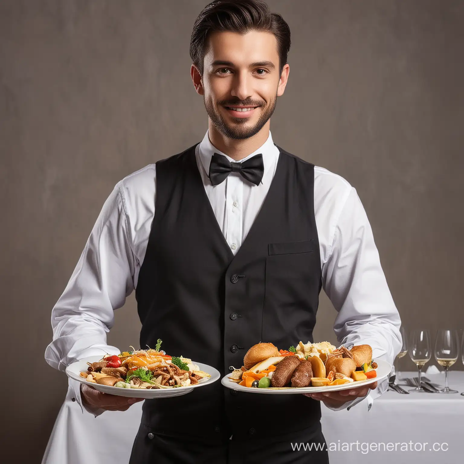 Elegant-Waiter-Serving-Delicious-Cuisine-with-Professional-Flair