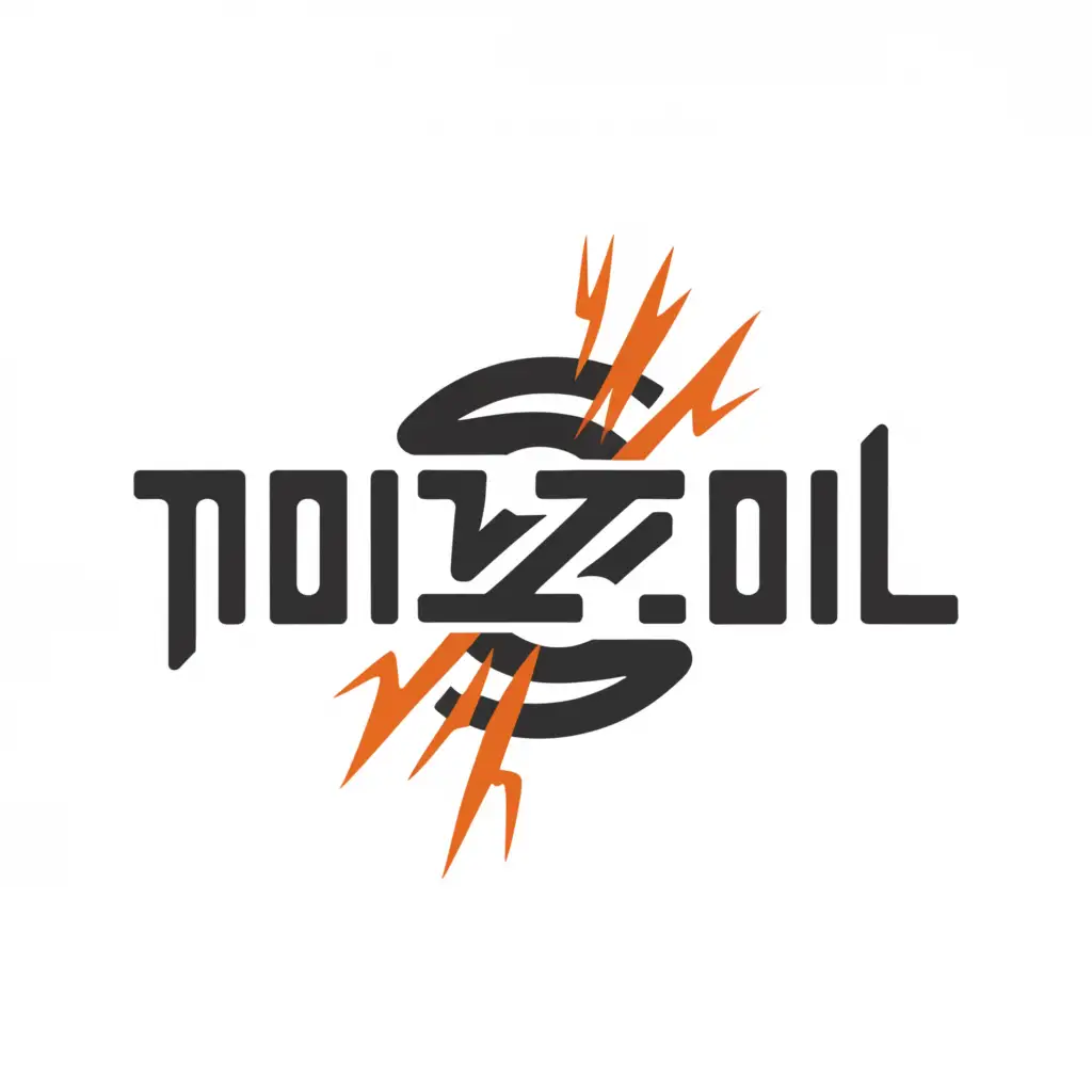 a logo design,with the text "Noizecoil", main symbol:Coil, Electric, Hardtechno,Minimalistic,clear background