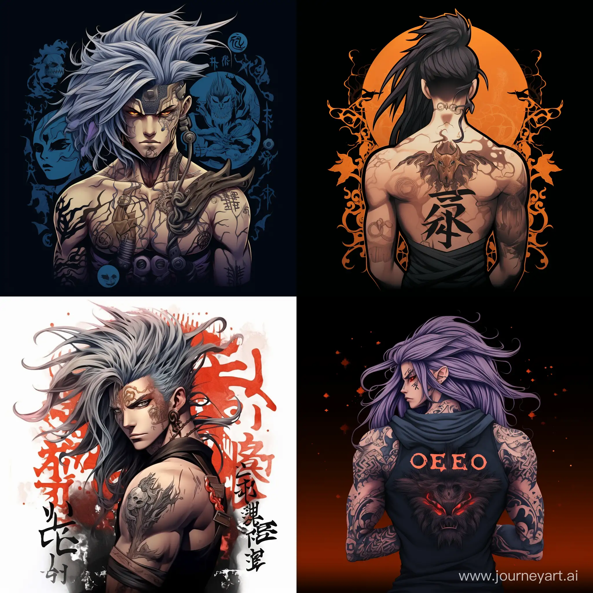 Muscular-Anime-Character-Nefor-Omega-with-Striking-Tattoos