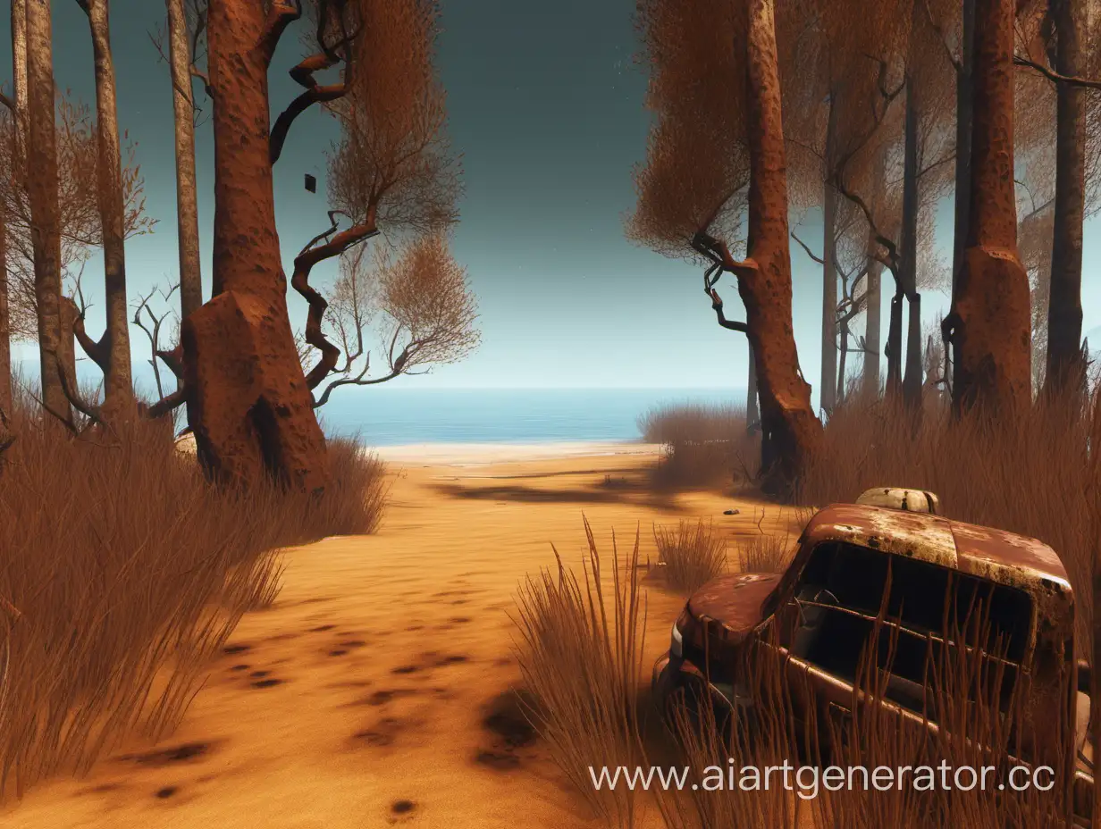 Rust-A-Dynamic-Exploration-of-Forest-Sea-and-Sand-in-a-Gaming-Landscape