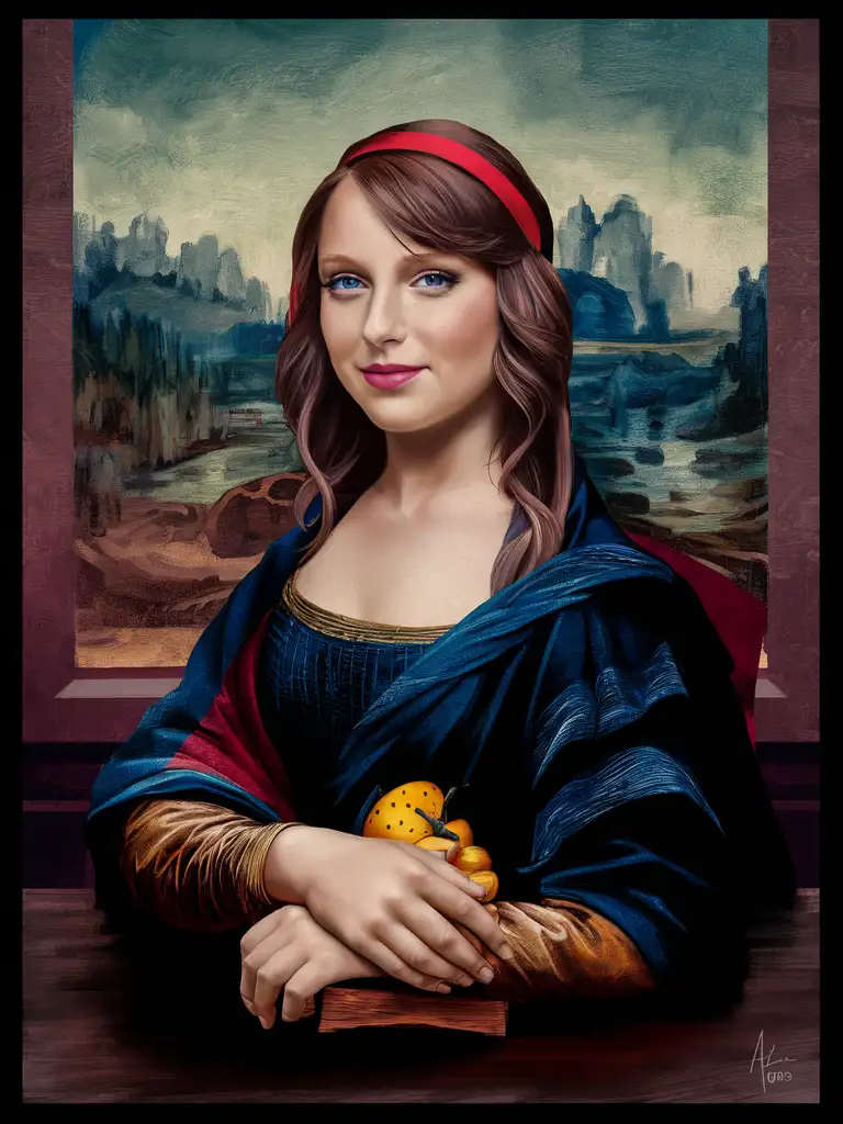 Classic paintings reimagined with modern day celebrities.