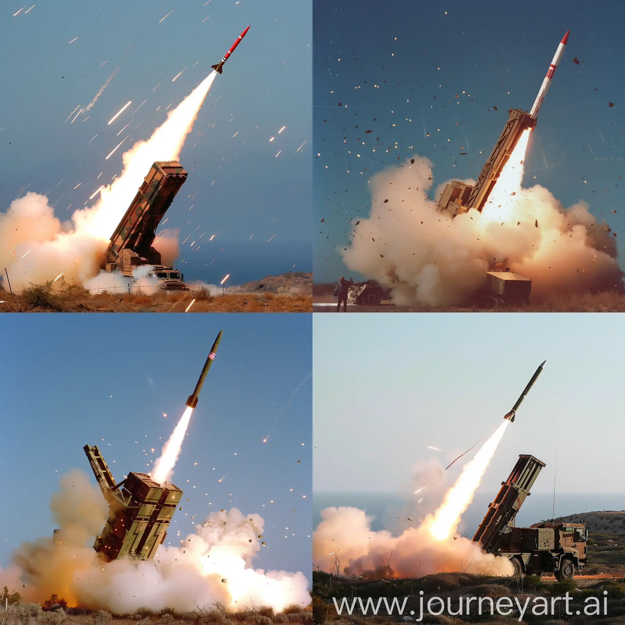 Patriot-AntiRocket-Defense-System-in-Action