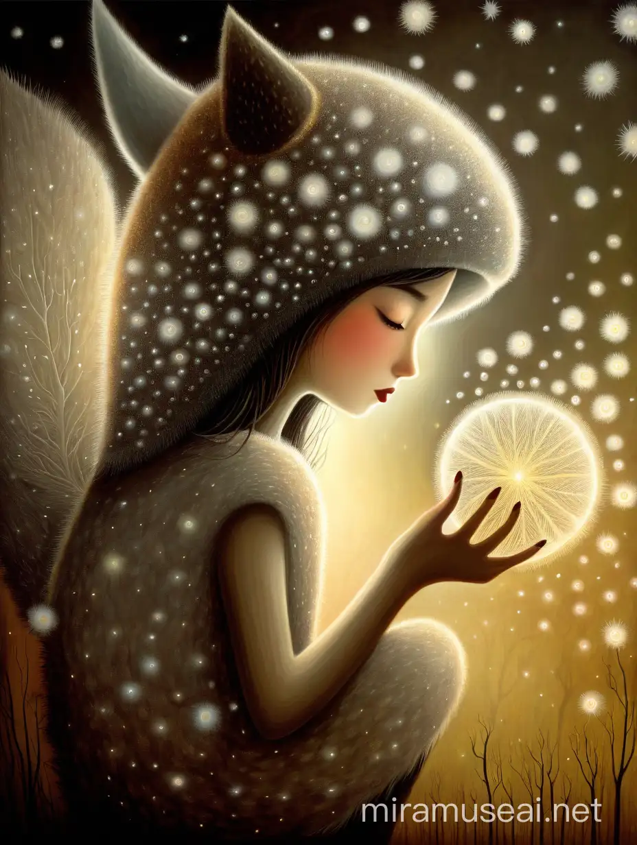 Whimsical Girl with Andy Kehoe Style Art