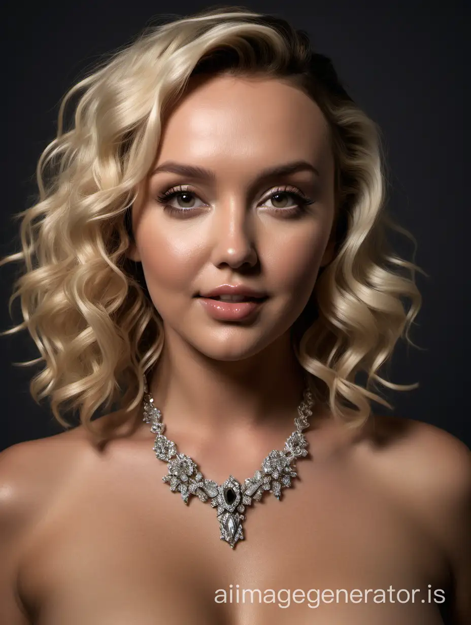 the most beautiful naked girl posing for a  portrait, trending on cg society, camilla luddington, marilyn monroe, professional headshot, 4k headshot photography, wearing breasts jewels, beautiful coherent professional, wavy hairstyle, small trumpet  nose, full product shot, headshot profile picture, 4k symmetrical portrait, chloe bennet, 18 year old female model, full res,goddess,welcoming grin,