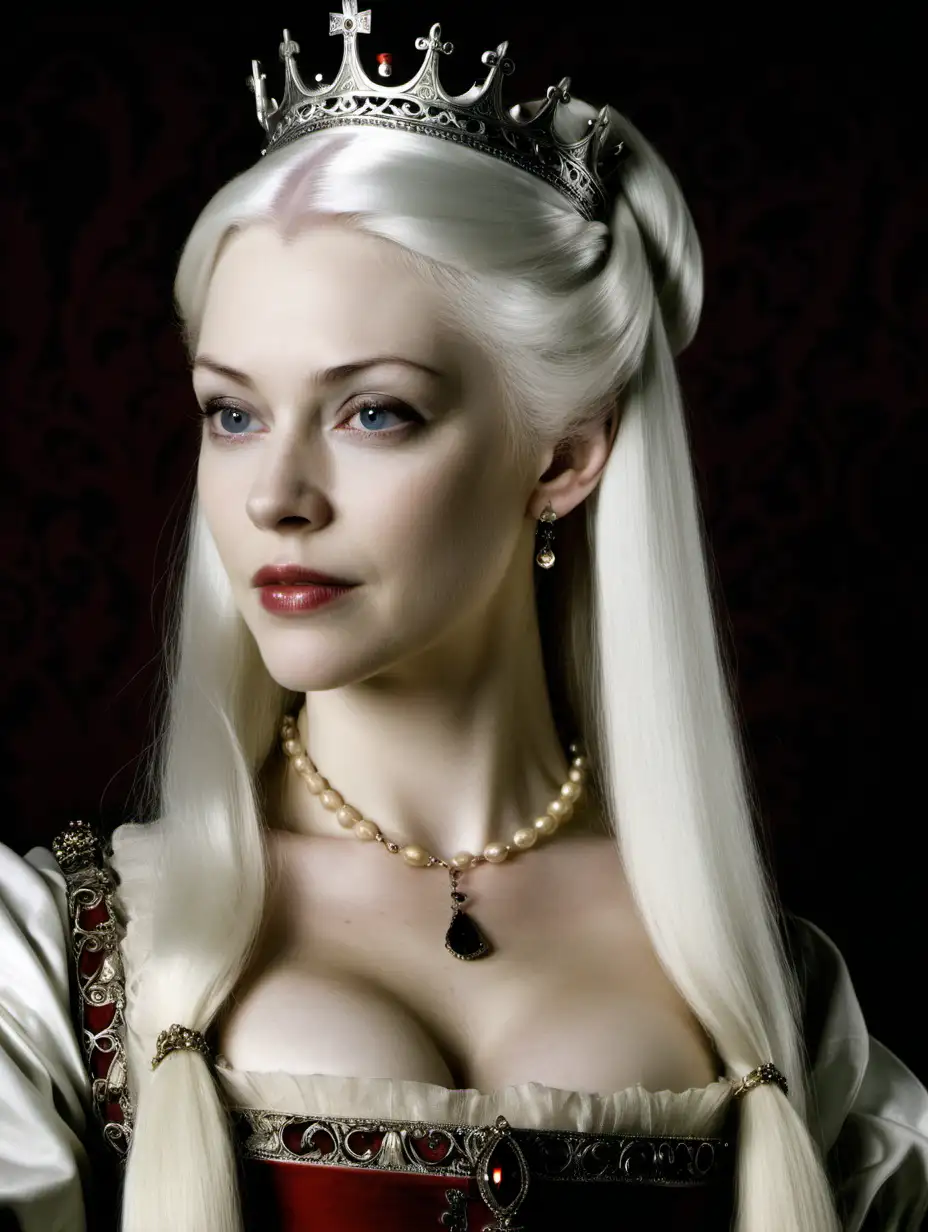Fantasy Tudor Princess with Strength and Elegance