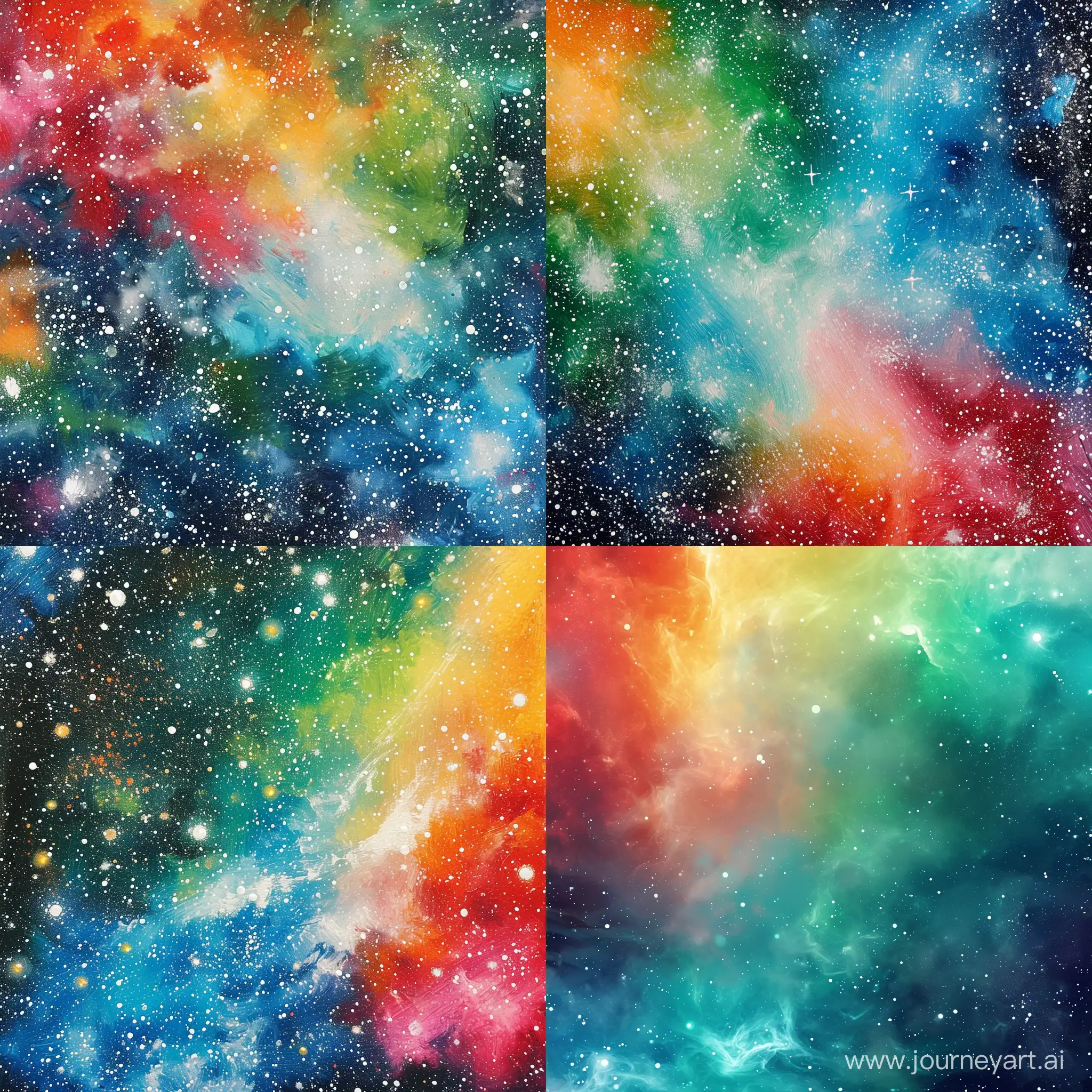 Vibrant-Galaxy-Constellations-in-Shades-of-Blue-Green-Red-Orange-Yellow-and-Pink