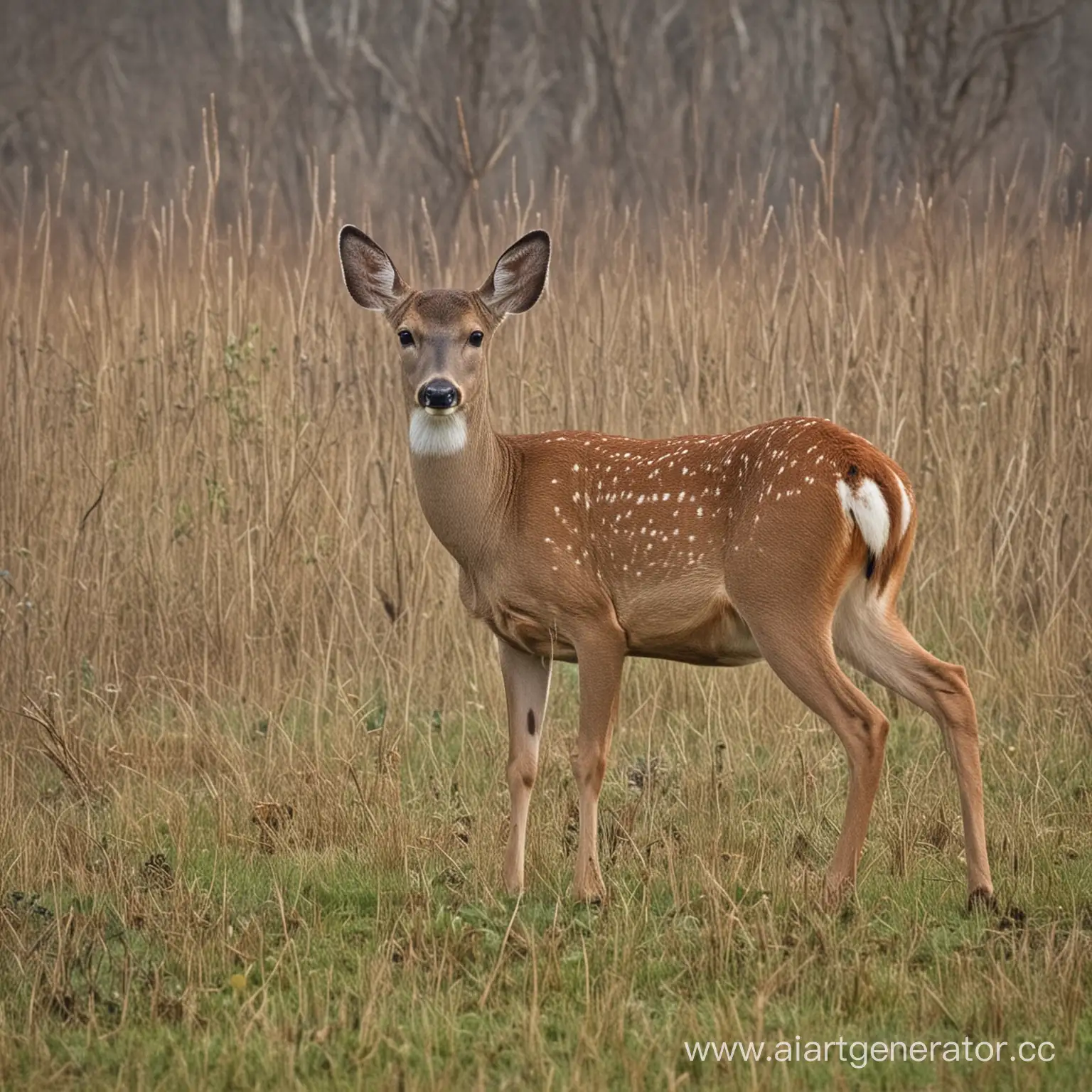 Graceful-Deer-in-a-Sunlit-Forest-Clearing