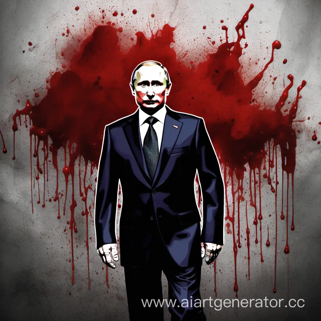 Путин, зло, тоталитаризм, кровь