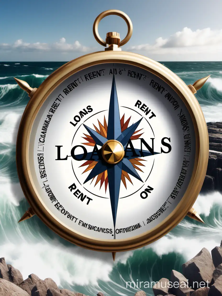 Navigating Financial Challenges Compass with Loans Rent and Food