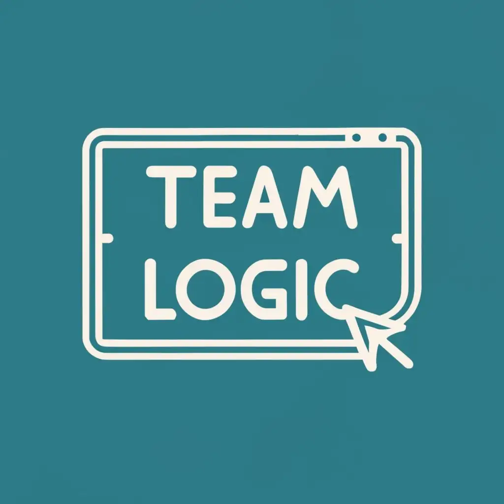 logo, Tablet, with the text "Teamlogic", typography, be used in Education industry