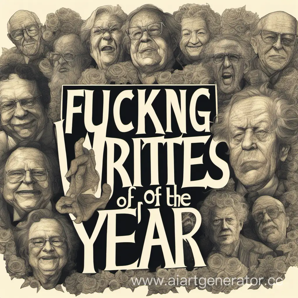 сраные писатели,  лауреаты премии "дерьмо года"