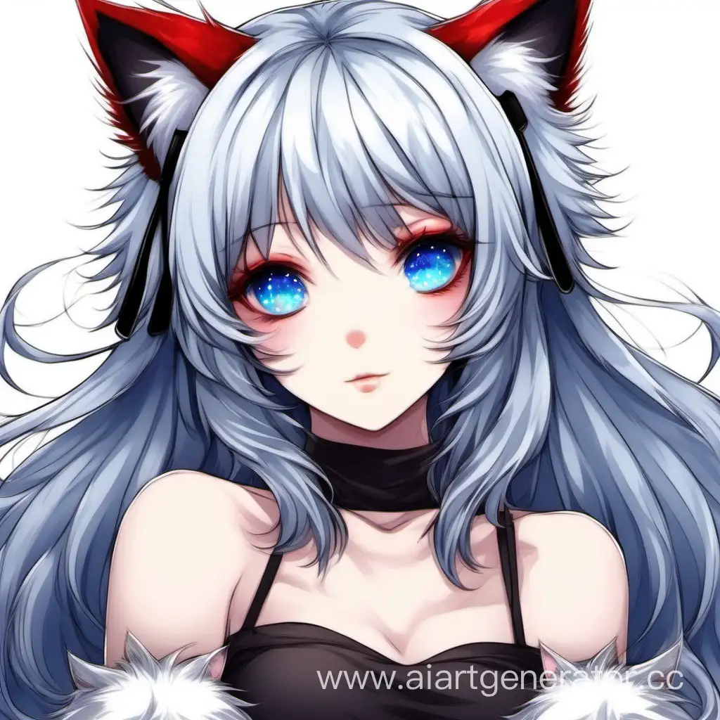 Adorable-Girl-with-Cat-Ears-Blue-Eyes-Fluffy-Tail-and-Red-Nails