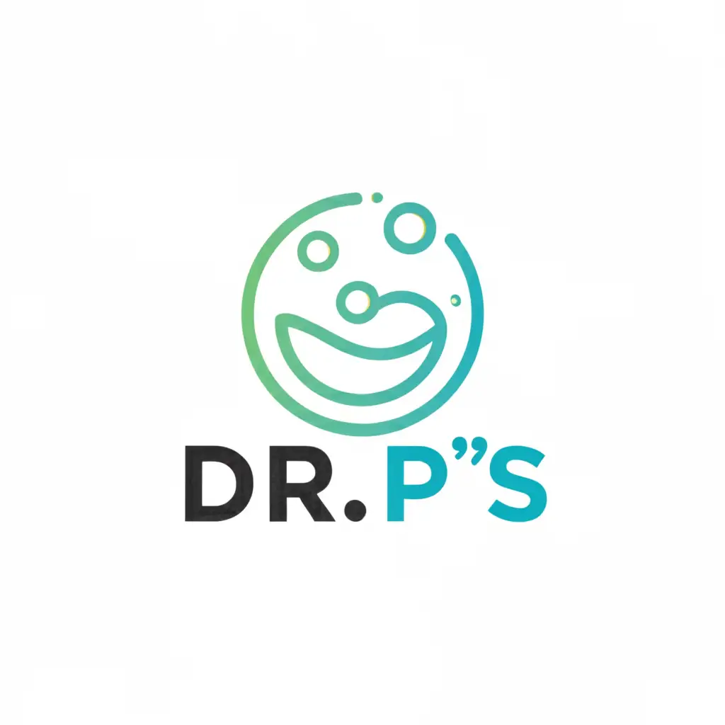 a logo design,with the text "Dr P's", main symbol:Soap,Moderate,be used in Retail industry,clear background