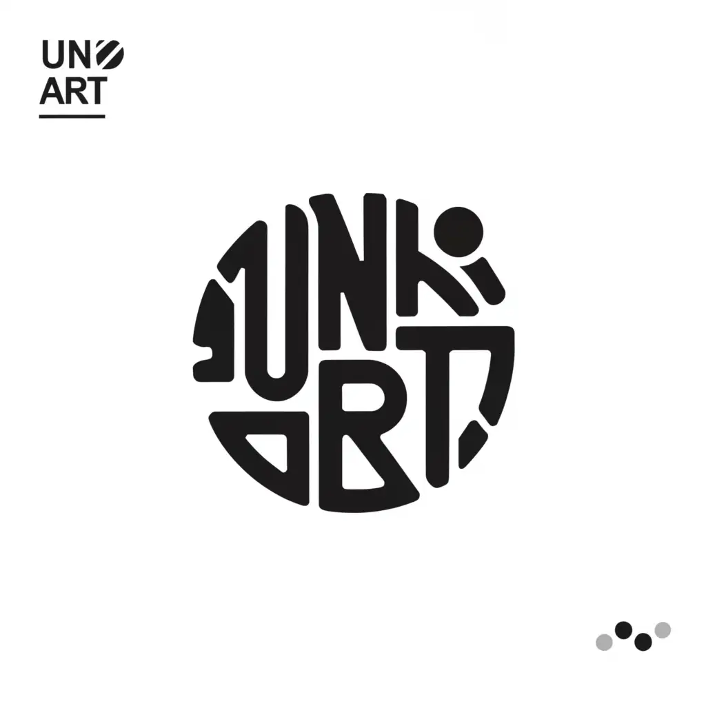 a logo design,with the text "UnNo Art", main symbol:camera handle,Minimalistic,clear background