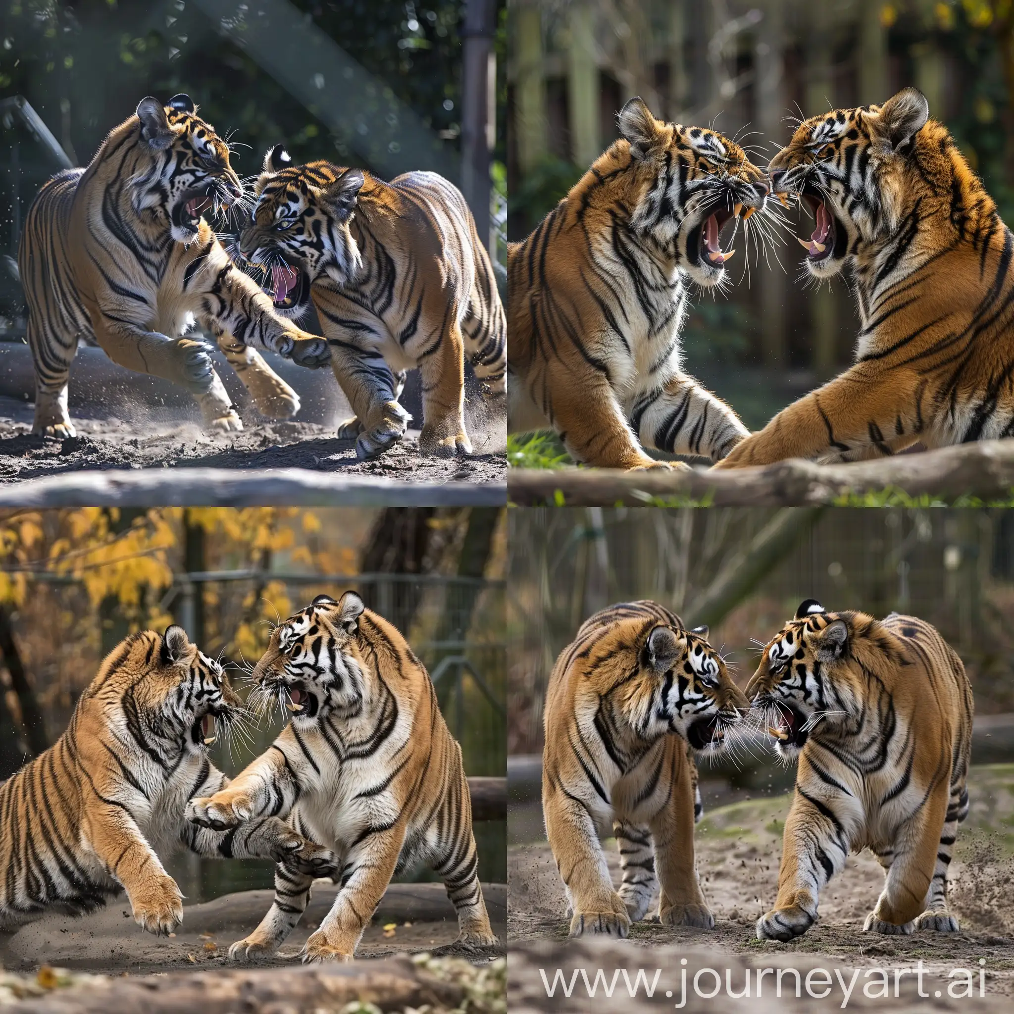 Fierce-Tiger-Battle-in-the-Wild